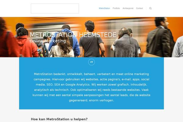 Salient theme site design template sample
