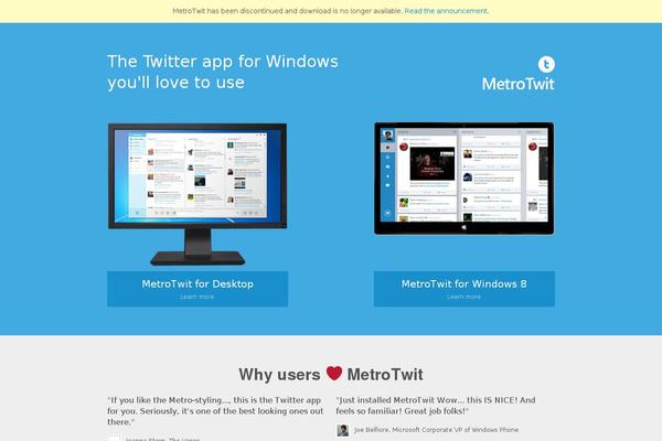 metrotwit.com site used Metrotwit2012