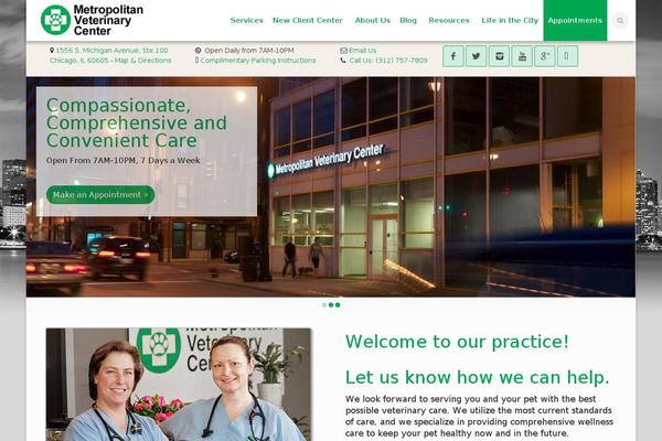 WordPress website example screenshot