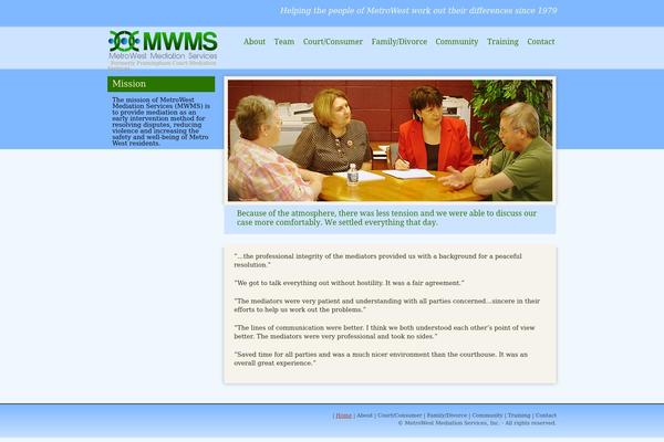 metrowestmediationservices.org site used Metrowest