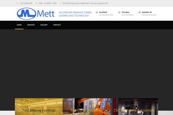 mett.com.au site used Realfactory