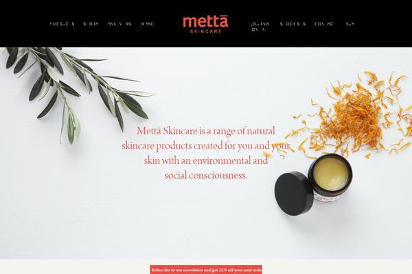 mettaskincare.com site used Metta-responsive