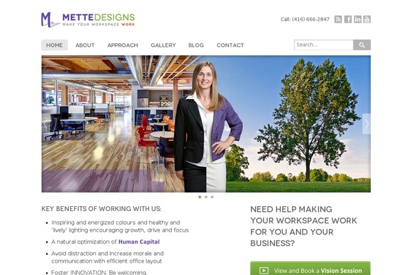 mettedesigns.com site used Mette