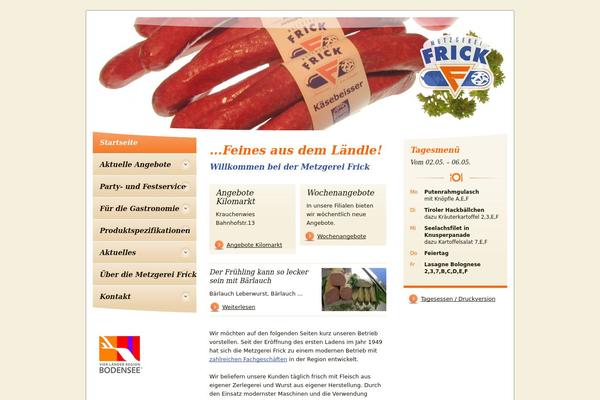 metzgerei-frick.de site used Metzgerei-frick