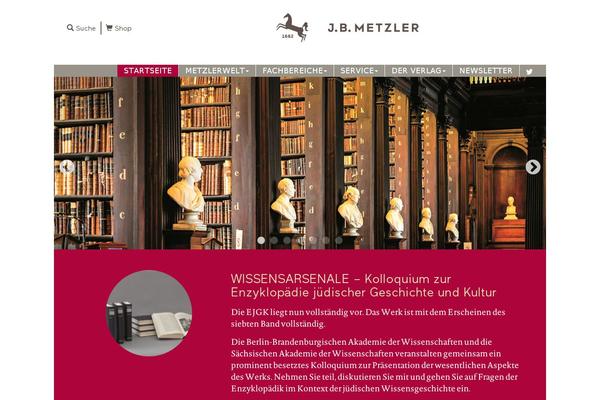 metzlerverlag.de site used Metzler