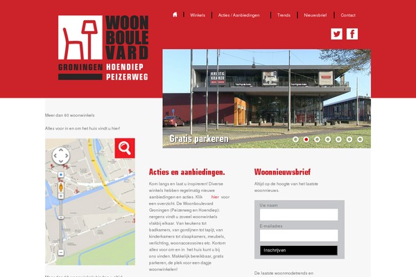 meubelboulevardgroningen.nl site used Woonboulevard