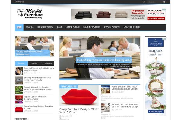 Jarida theme site design template sample