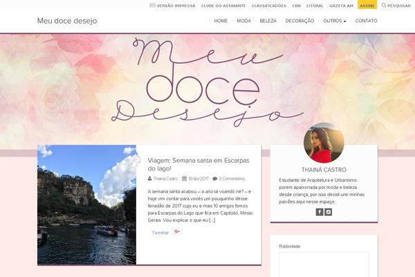 WordPress website example screenshot