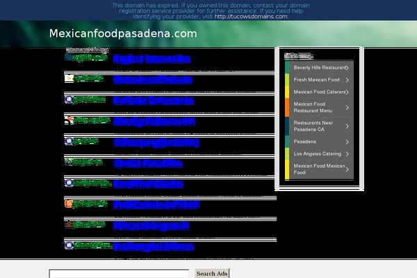 mexicanfoodpasadena.com site used Victoria-latest