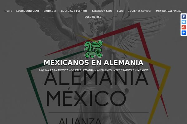 mexicanosenalemania.com site used Mexicanos