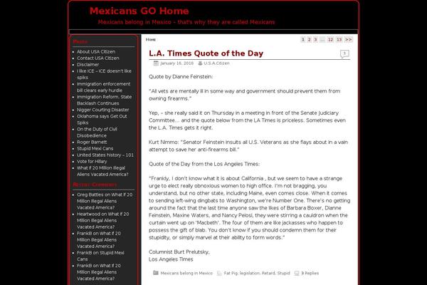 mexicans-go-home.com site used Aspen