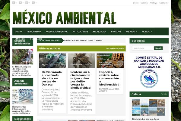 mexicoambiental.com site used Urbanmag
