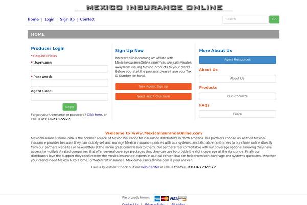 mexicoinsuranceonline.com site used Wordpress-bootstrap-child-mio