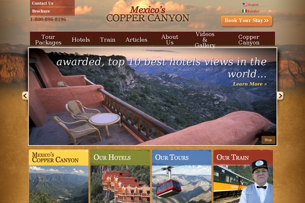 mexicoscoppercanyon.com site used Copper-canyon