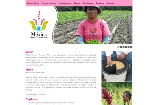 mexicotierradeamaranto.org site used Ultimatum