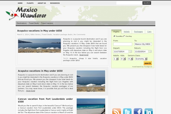 WordPress website example screenshot