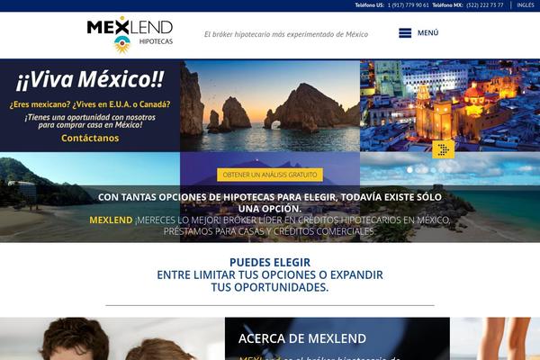 mexlend.com.mx site used Mexlend