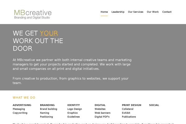 Infinity theme site design template sample