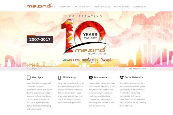 Vanguard theme site design template sample