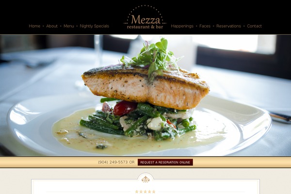 mezzarestaurantandbar.com site used Mezza-luna