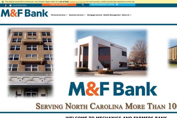 mfbonline.com site used Bank