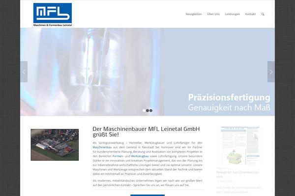 WordPress website example screenshot