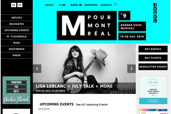 M-Montreal theme websites examples