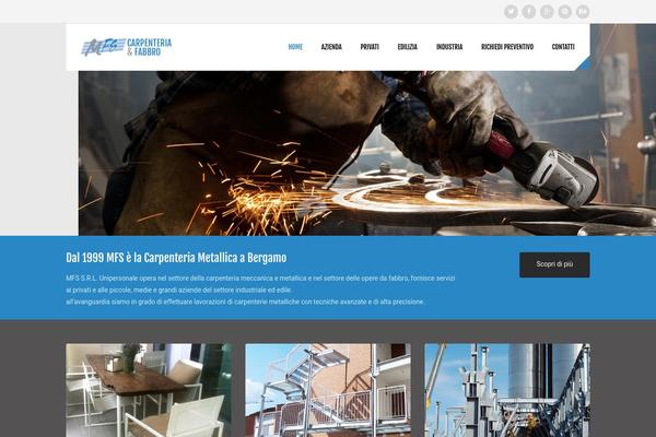 Konstruct theme site design template sample