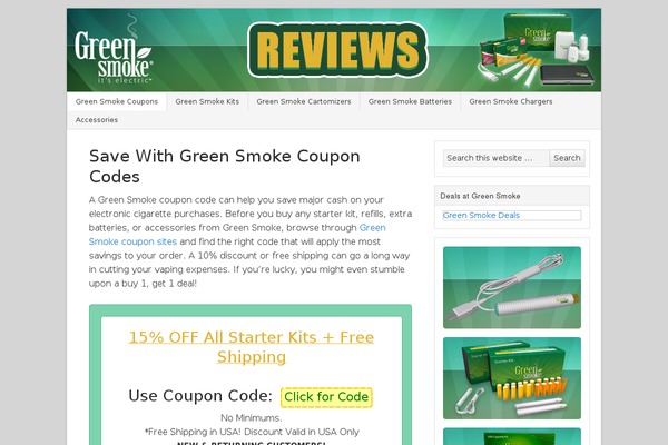 WordPress website example screenshot