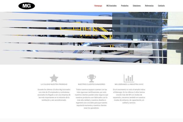 WordPress website example screenshot