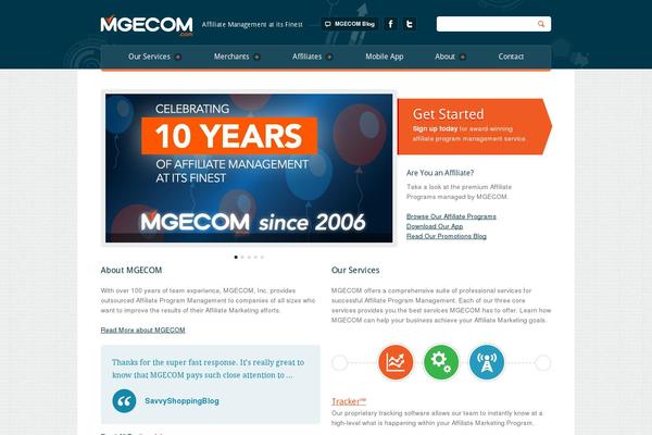 mgecom.com site used Abt Core