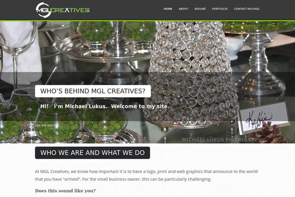 Thesis theme site design template sample