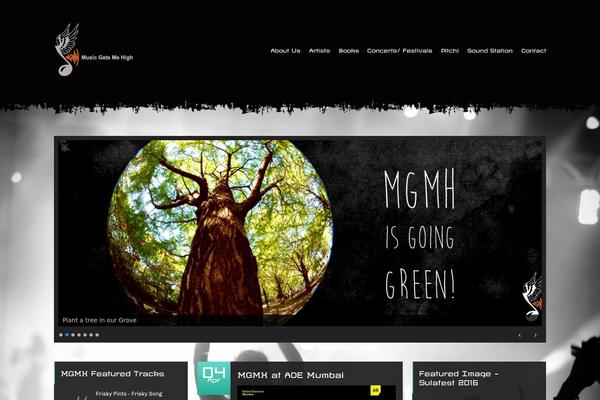 Rockband theme site design template sample