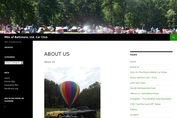 Twenty Fourteen theme site design template sample