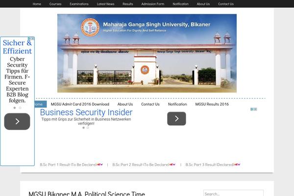 mgsubikaner.in site used NewPro