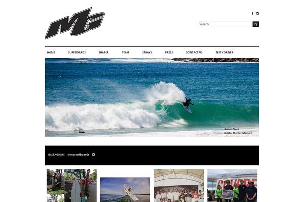 Total theme site design template sample