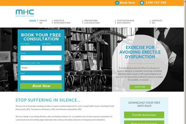 Mhc theme site design template sample