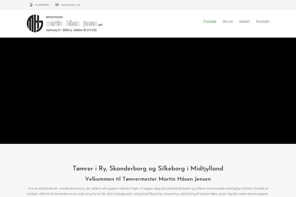 Megalith theme site design template sample