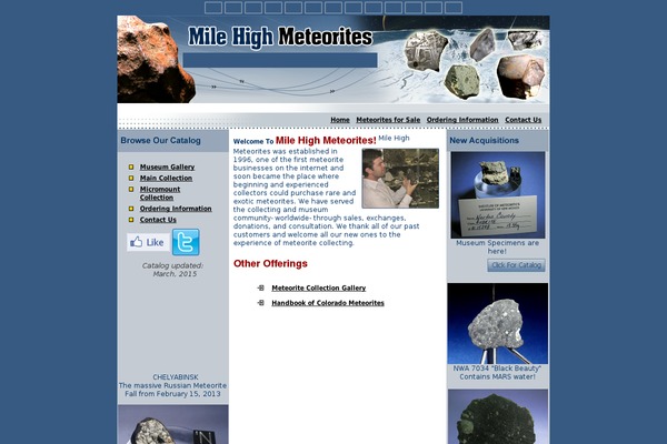 mhmeteorites.com site used Mhmeteorites