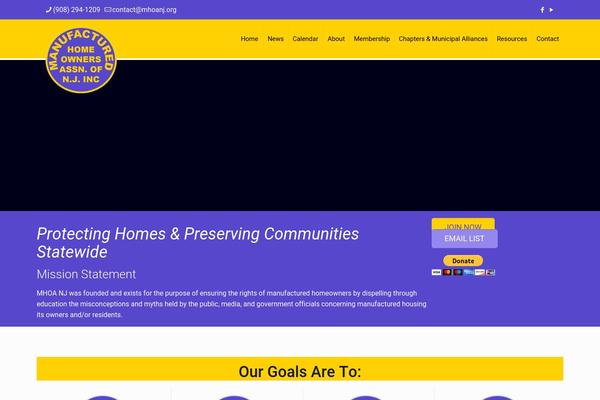 WordPress website example screenshot