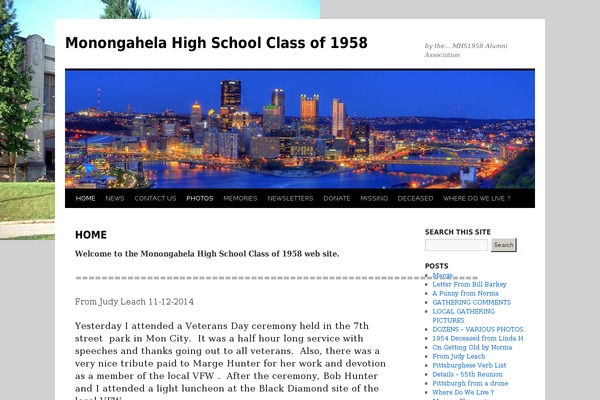WordPress website example screenshot