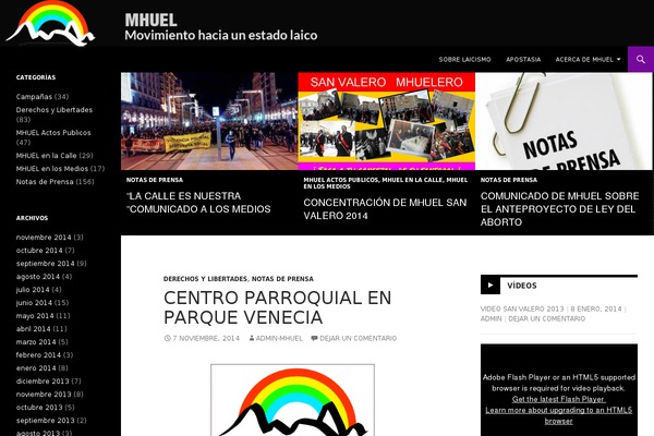 WordPress website example screenshot