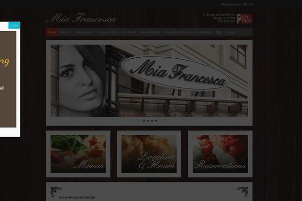 Mia theme site design template sample