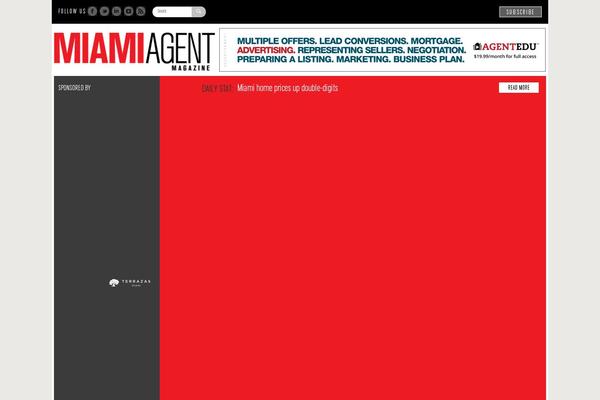 miamiagentmagazine.com site used Agent-magazine