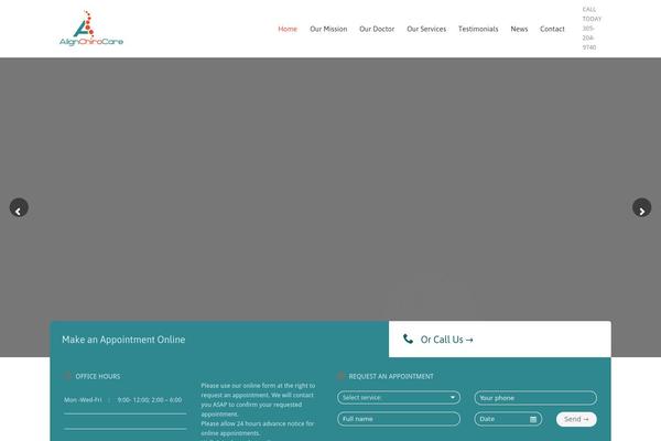 HealthCenter theme site design template sample