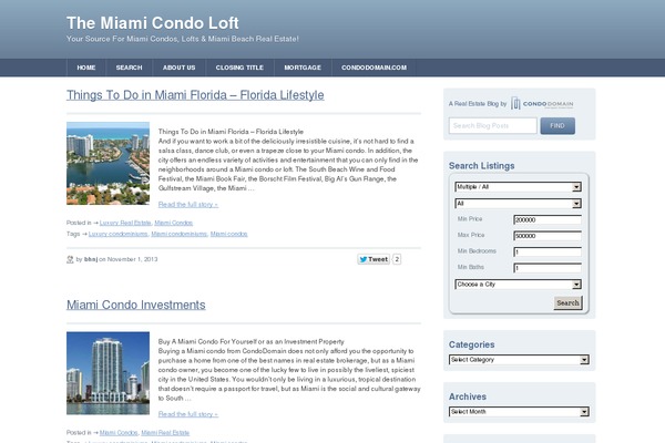 miamicondoloft.com site used Condo