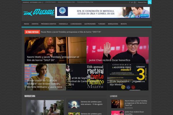 Sahifa theme site design template sample