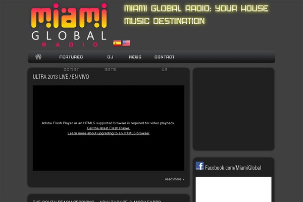 miamiglobalradio.com site used Mgrv2