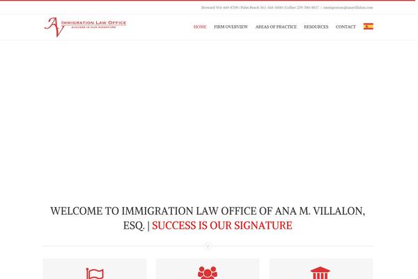 Avada theme site design template sample