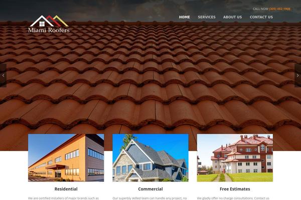 WordPress website example screenshot
